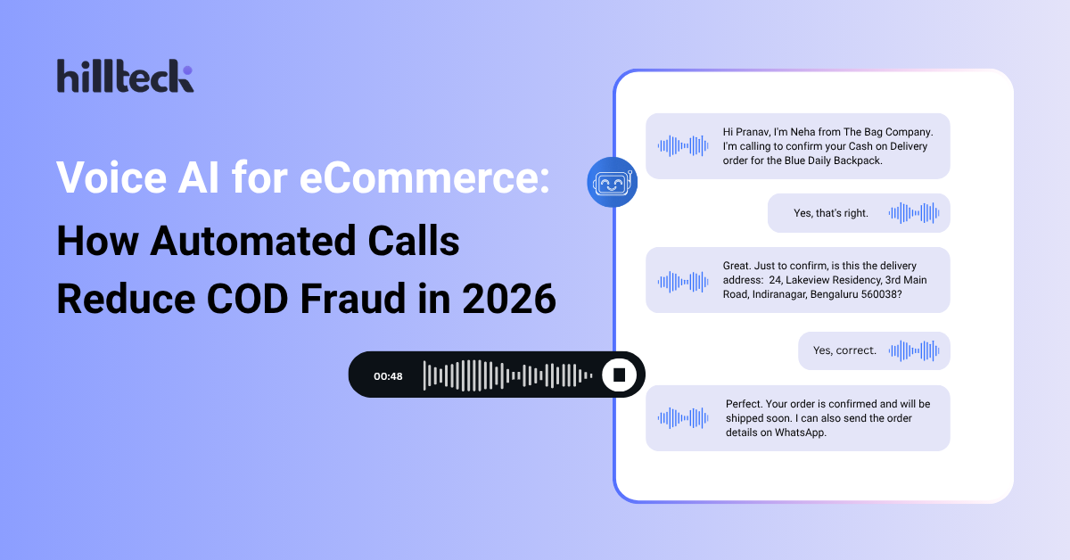 Voice AI for eCommerce - how automated calls reduce COD fraud in 2026