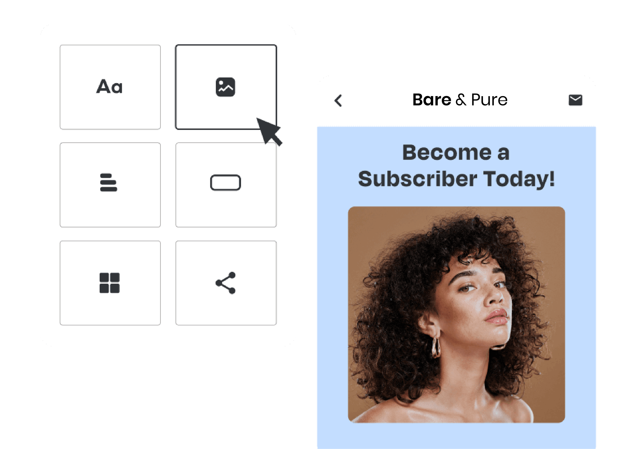 HillTeck WhatsApp subscriber form builder with drag-and-drop interface for Shopify